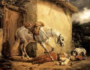 Claude-joseph Vernet The Wounded Trumpeter oil on canvas